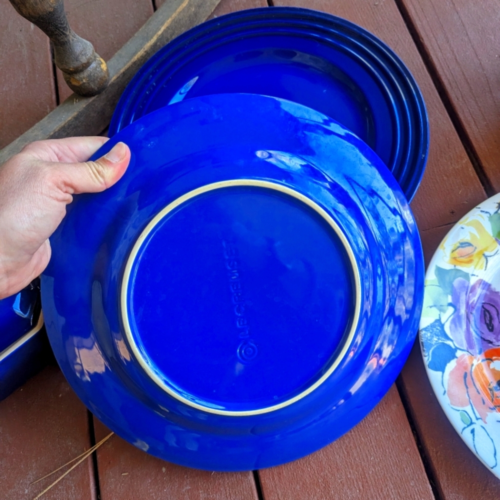 Le Crueset Dinner plates (4)
